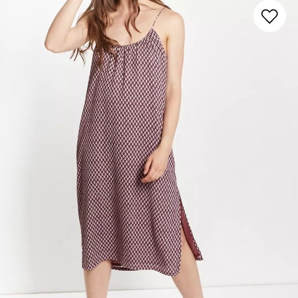 Anthropologie Dresses & Skirts - Anthropologie ODELLS Subtle Floral Pink Slip Dress